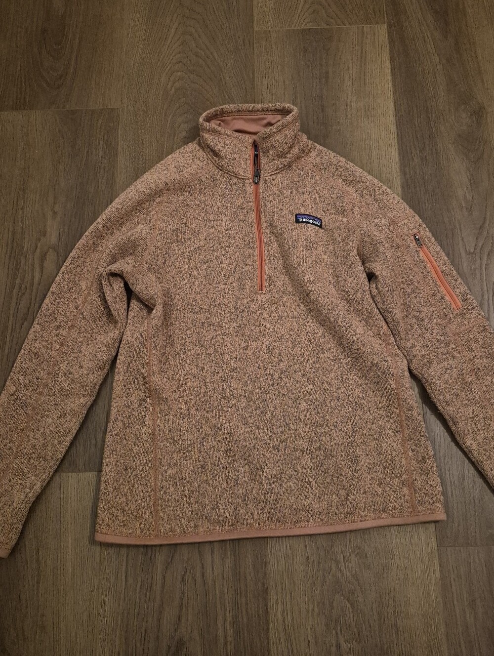 Patagonia Better Sweater Fleece In Pink Quarter-Zip Fleece Pullover